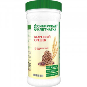 СИБИРСКАЯ КЛЕТЧАТКА КЕДРОВЫЙ ОРЕШЕК 280Г.