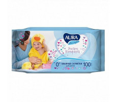 АУРА САЛФЕТКИ ВЛАЖН. УЛЬТРА КОМФОРТ ДЕТСК. №100 [AURA]