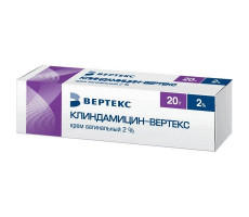 КЛИНДАМИЦИН 2% 20Г. КРЕМ ВАГ. С АППЛ. /ВЕРТЕКС/