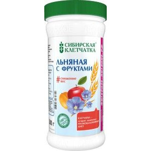 СИБИРСКАЯ КЛЕТЧАТКА ЛЬНЯНАЯ ФРУКТЫ 280Г.