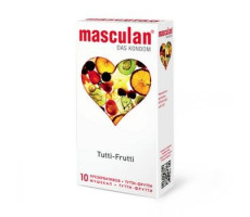 МАСКУЛАН ПРЕЗЕРВАТИВ УЛЬТРА 1 НЕЖНЫЙ ТУТТИ-ФРУТТИ №10 [MASCULAN]