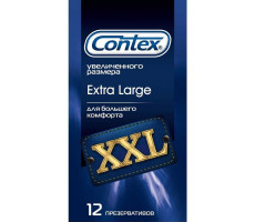 КОНТЕКС ПРЕЗЕРВАТИВ EXTRA LARGE XXL УВЕЛ.РАЗМЕРА №12 [CONTEX]