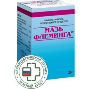 ФЛЕМИНГА 25Г. №1 МАЗЬ Д/МЕСТ. И НАРУЖ.ПРИМ. ГОМЕОПАТ. ФЛ. /ГОМЕОПАТ.ФАРМАЦИЯ/