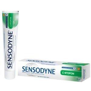 СЕНСОДИН ЗУБ.ПАСТА F 75МЛ. ФТОР [SENSODYNE]