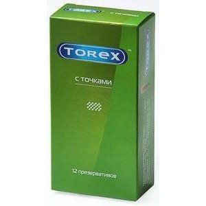 ТОРЕКС ПРЕЗЕРВАТИВ С ТОЧКАМИ №12 [TOREX]