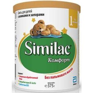 СИМИЛАК КОМФОРТ 1 СМЕСЬ Д/ДЕТЕЙ 375Г. 0-6МЕС. [SIMILAC]