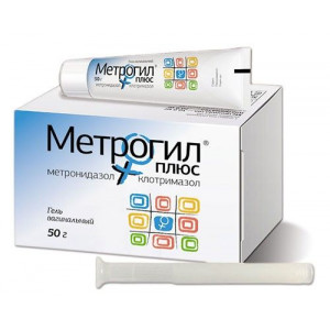 МЕТРОГИЛ ПЛЮС 50Г. №1 ГЕЛЬ ВАГ. ТУБА +10 АППЛИК. МЕТРОГИЛ ПЛЮС 50Г. №1 ГЕЛЬ ВАГ. ТУБА +10 АППЛИК.