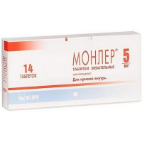 МОНЛЕР 5МГ. №14 ТАБ.ЖЕВ.