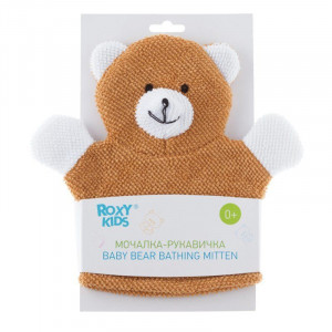 РОКСИ-КИДС МАХРОВ. МОЧАЛКА РУКАВИЧКА BABY BEAR /АРТ.RBS-002/ [ROXY KIDS]