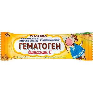 ВИТАТЕКА ГЕМАТОГЕН ВИТ.С 40Г. /ФАРМ-ПРО/ [VITATEKA]