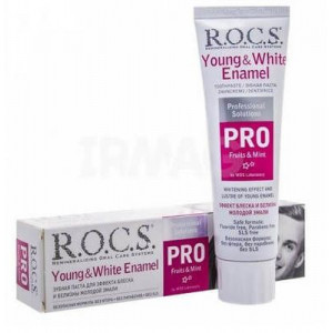 РОКС ЗУБ.ПАСТА ПРО YOUNG&WHITE ЭФФЕКТ БЛЕСКА И БЕЛИЗНЫ МОЛОД.ЭМАЛИ 135Г. [ROCS]