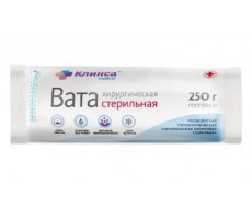 КЛИНСА ВАТА ХИРУРГ. СТЕР. 250Г.