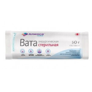 КЛИНСА ВАТА ХИРУРГ. СТЕР. 50Г.