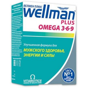 ВЕЛМЕН ПЛЮС ОМЕГА 3-6-9 814МГ. №28 ТАБ. + 676МГ. №28 КАПС.