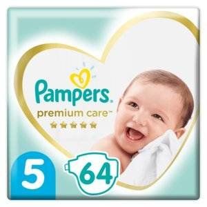 ПАМПЕРС ПОДГУЗН. ПРЕМИУМ ЮНИОР 11-16КГ. №64 [PAMPERS]