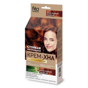 ФИТОКОСМЕТИК КРЕМ-ХНА ИНДИЙСКАЯ НАТУР. 5.46 ЯРКО МЕДНО-РЫЖИЙ 50МЛ.
