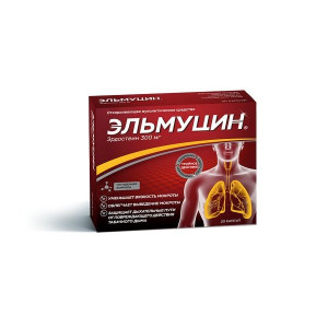 ЭЛЬМУЦИН 300МГ. №20 КАПС. ЭЛЬМУЦИН 300МГ. №20 КАПС.