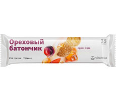 ВИТАТЕКА БАТОНЧИК-МЮСЛИ ОРЕХ+МЕД+ВИТ.С 35Г. [VITATEKA]