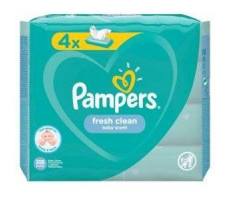 ПАМПЕРС САЛФЕТКИ ВЛАЖН. ФРЕШ КЛИН №52Х4(208) [PAMPERS]