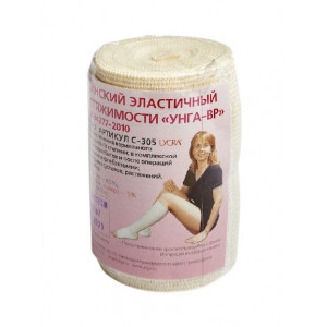 УНГА-ВР БИНТ ЭЛАСТ. 8СМХ3,5М ЗАСТЕЖКА /АРТ.С-305/
