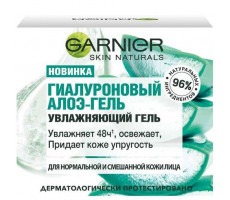 ГАРНЬЕР ГЕЛЬ Д/ЛИЦА УВЛАЖНЯЮЩИЙ ГИАЛУРОН. АЛОЭ 50МЛ. [GARNIER]