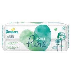 ПАМПЕРС САЛФЕТКИ ВЛАЖН. АКВА ПЬЮР №48Х2 (96) [PAMPERS]