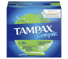 ТАМПАКС ТАМПОНЫ КОМПАК СУПЕР АППЛ. №16 [TAMPAX]