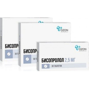БИСОПРОЛОЛ 5МГ. №60 ТАБ. П/П/О /ОЗОН/