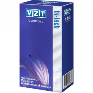 ВИЗИТ ПРЕЗЕРВАТИВ HI-TECH КОМФОРТ №12 [VIZIT]