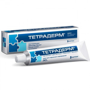 ТЕТРАДЕРМ 30Г. КРЕМ Д/НАРУЖ.ПРИМ. ТУБА ТЕТРАДЕРМ 30Г. КРЕМ Д/НАРУЖ.ПРИМ. ТУБА