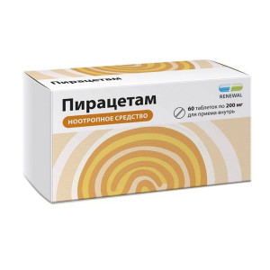 ПИРАЦЕТАМ 200МГ. №60 ТАБ. П/П/О /ОБНОВЛЕНИЕ/ ПИРАЦЕТАМ 200МГ. №60 ТАБ. П/П/О /ОБНОВЛЕНИЕ/