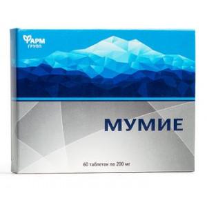 МУМИЕ 200МГ. №60 ТАБ. /ФАРМГРУПП/ МУМИЕ 200МГ. №60 ТАБ. /ФАРМГРУПП/