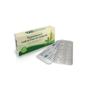ТЕРМОПСОЛ ТАБЛЕТКИ ОТ КАШЛЯ №10 ТАБ. /ФАРМСТАНДАРТ ЛЕКСРЕДСТВА/ ТЕРМОПСОЛ ТАБЛЕТКИ ОТ КАШЛЯ №10 ТАБ. /ФАРМСТАНДАРТ ЛЕКСРЕДСТВА/