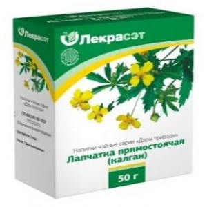 ЛАПЧАТКА (КАЛГАН) КУСТ 50Г. /ЛЕКРА-СЭТ/ ЛАПЧАТКА (КАЛГАН) КУСТ 50Г. /ЛЕКРА-СЭТ/