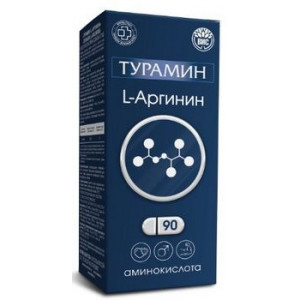 ТУРАМИН L-АРГИНИН 500МГ. №90 КАПС.