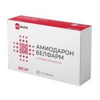 АМИОДАРОН 200МГ. №30 ТАБ. /ВЕЛФАРМ/