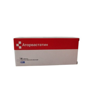 АТОРВАСТАТИН 20МГ. №30 ТАБ. П/П/О /СИТИФАРМ/БИОХИМИК/ АТОРВАСТАТИН 20МГ. №30 ТАБ. П/П/О /СИТИФАРМ/БИОХИМИК/