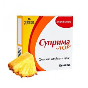 СУПРИМА-ЛОР АНАНАС №16 ТАБ. Д/РАСС. СУПРИМА-ЛОР АНАНАС №16 ТАБ. Д/РАСС.