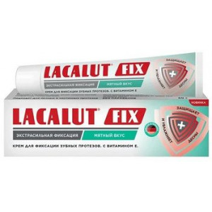 ЛАКАЛЮТ ФИКС КРЕМ Д/ФИКС. ЗУБН. ПРОТЕЗОВ ЭКСТРАСИЛЬН. МЯТА 70Г. [LACALUT]