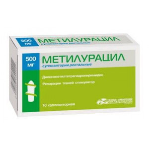 МЕТИЛУРАЦИЛ 500МГ. №10 СУПП. РЕКТ. /УСОЛЬЕ-СИБИРСКИЙ ХФЗ/ МЕТИЛУРАЦИЛ 500МГ. №10 СУПП. РЕКТ. /УСОЛЬЕ-СИБИРСКИЙ ХФЗ/