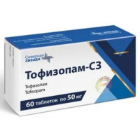 ТОФИЗОПАМ-СЗ 50МГ. №60 ТАБ.