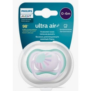 АВЕНТ ПУСТЫШКА УЛЬТРА АИР ОРТОДОНТ. СИЛИК. 0-6МЕС. №1 /АРТ.086/04/ [AVENT]