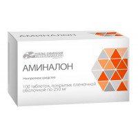 АМИНАЛОН 250МГ. №100 ТАБ. П/П/О /УСОЛЬЕ-СИБИРСКИЙ ХФЗ/