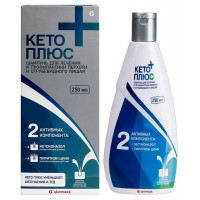 КЕТО ПЛЮС ШАМПУНЬ 250МЛ.
