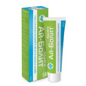 АЙ-БОЛИТ БАДЯГА ГЕЛЬ УХОД ЗА КОЖЕЙ В ОБЛАСТИ СИНЯКА,УШИБА 30МЛ. ТУБА