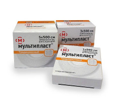 МУЛЬТИПЛАСТ ЛЕЙКОПЛАСТ. ФИКСИРУЮЩИЙ 5Х500 СМ.