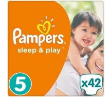 ПАМПЕРС ПОДГУЗН. СЛИП ЭНД ПЛЕЙ 11-18/25КГ №42 ЮНИОР [PAMPERS]